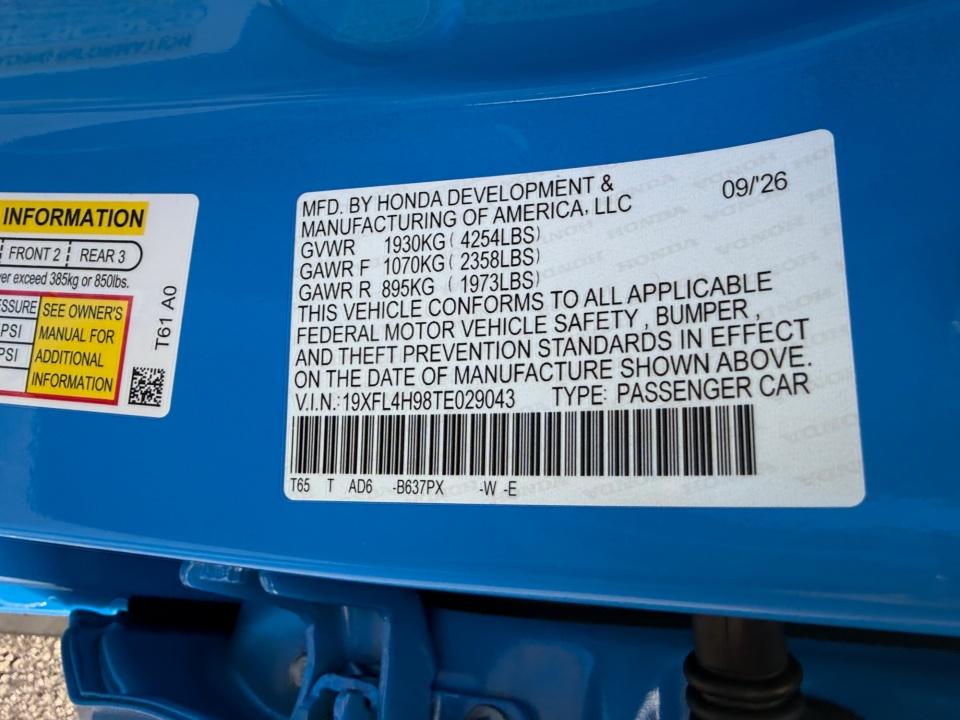 2026 Honda Civic Hybrid Sport Touring