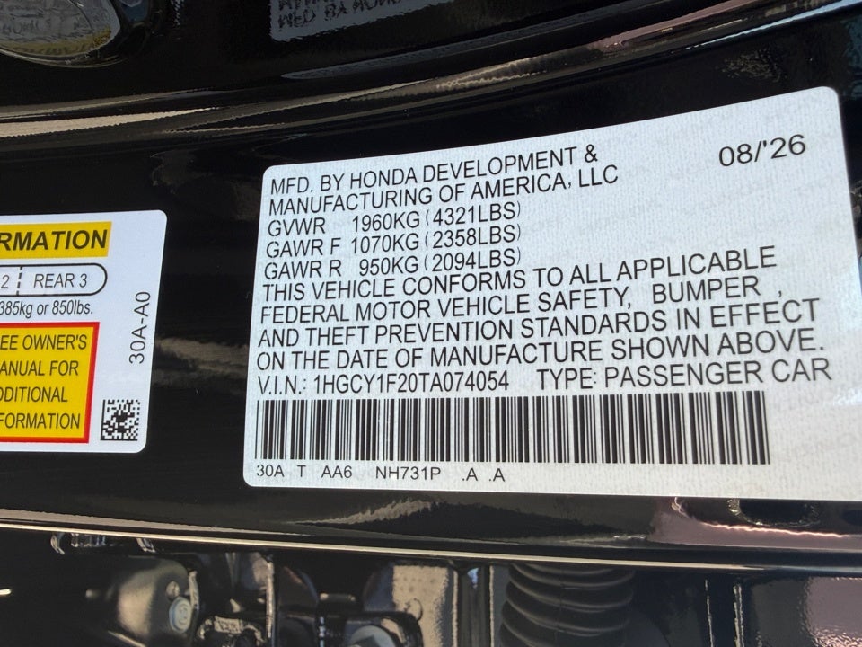 2026 Honda Accord Sedan LX