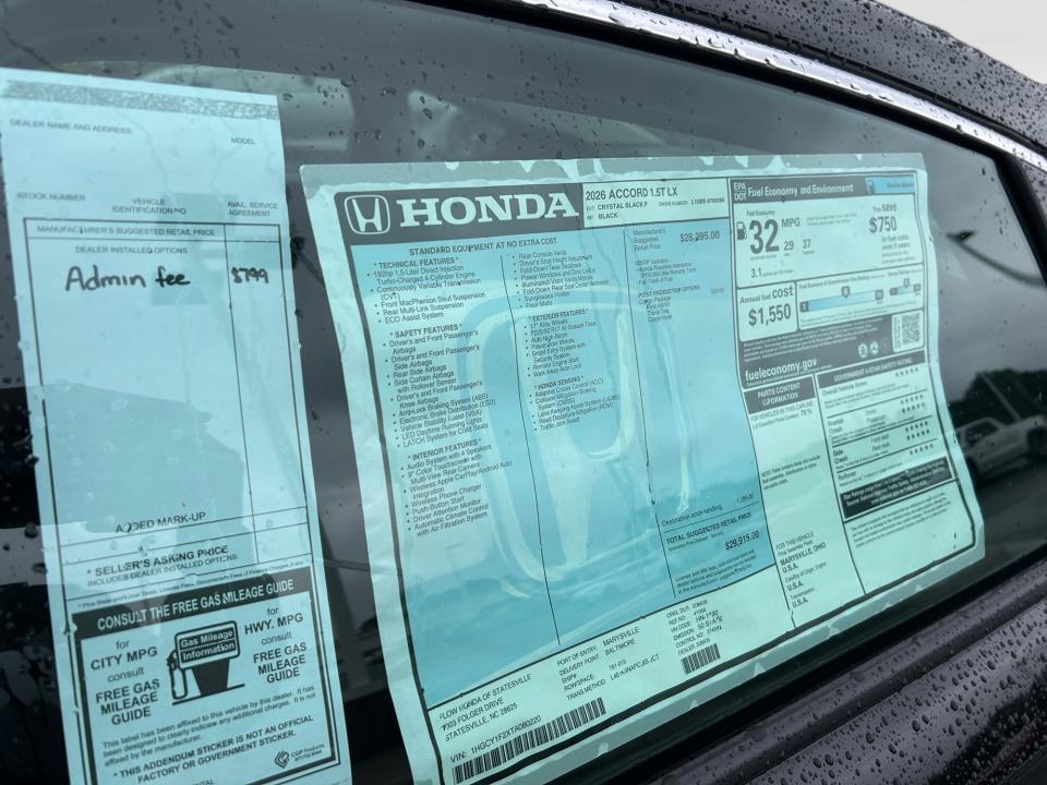 2026 Honda Accord Sedan LX