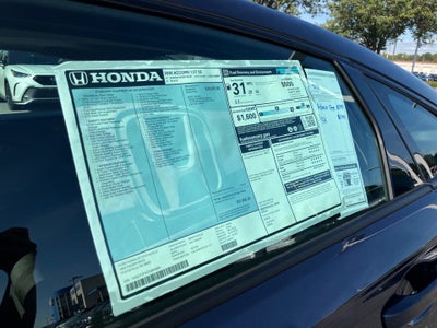 2026 Honda Accord Sedan SE