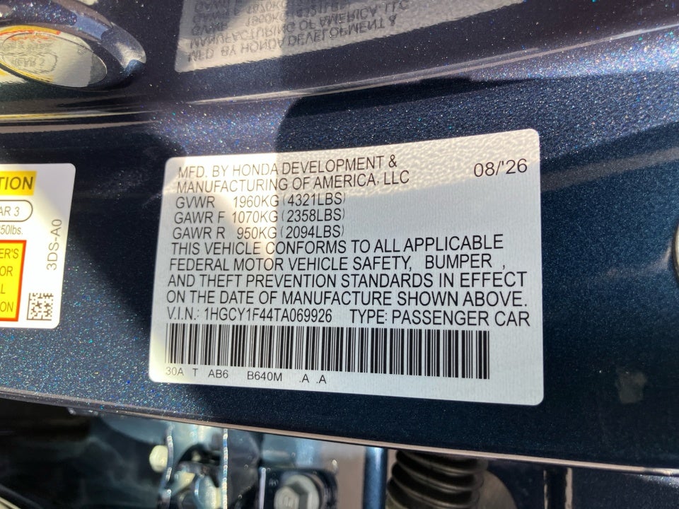 2026 Honda Accord Sedan SE