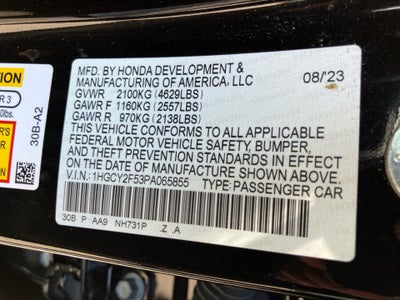 2023 Honda Accord Hybrid Sport