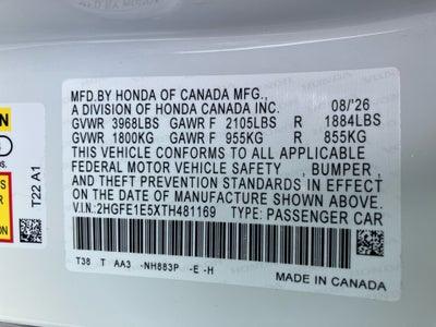2026 Honda Civic Si Manual