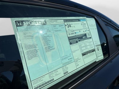 2026 Honda Civic Sedan Sport