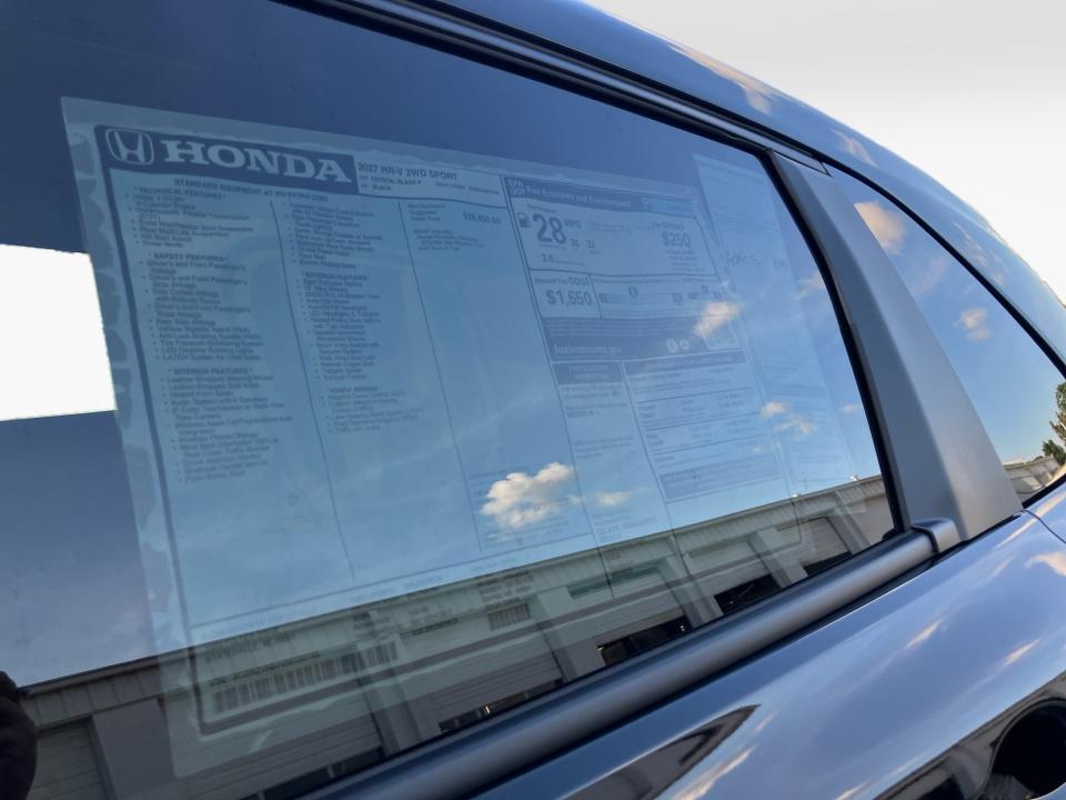2027 Honda HR-V Sport