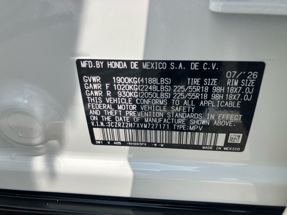 2027 Honda HR-V EX-L