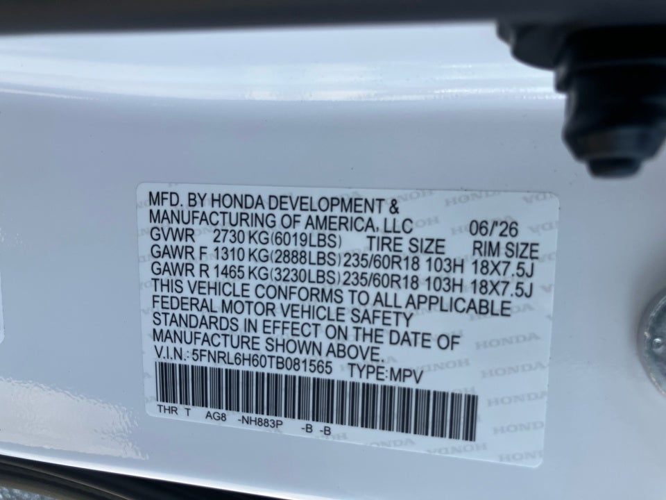 2026 Honda Odyssey EX-L
