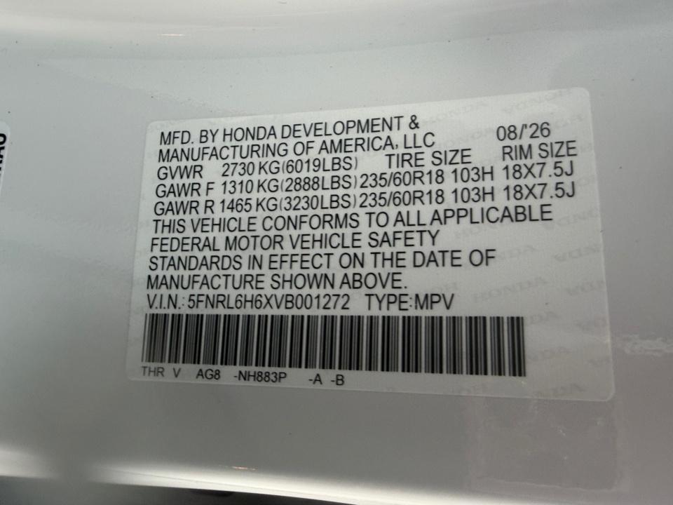 2027 Honda Odyssey EX-L