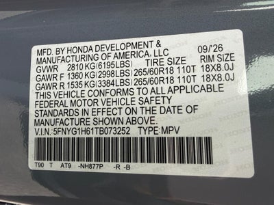 2026 Honda Pilot TrailSport