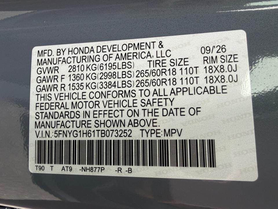 2026 Honda Pilot TrailSport