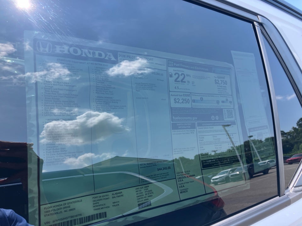 2026 Honda Pilot Sport