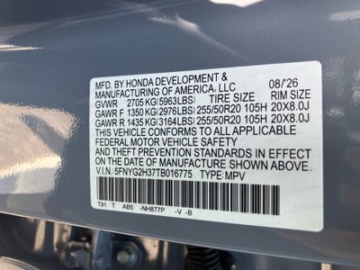 2026 Honda Pilot Sport