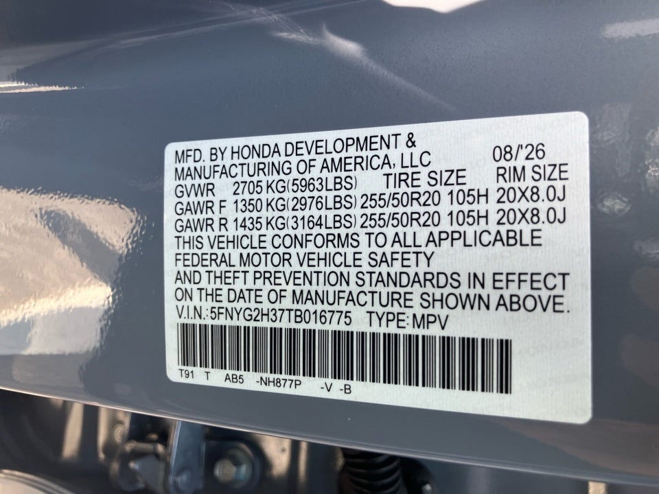2026 Honda Pilot Sport