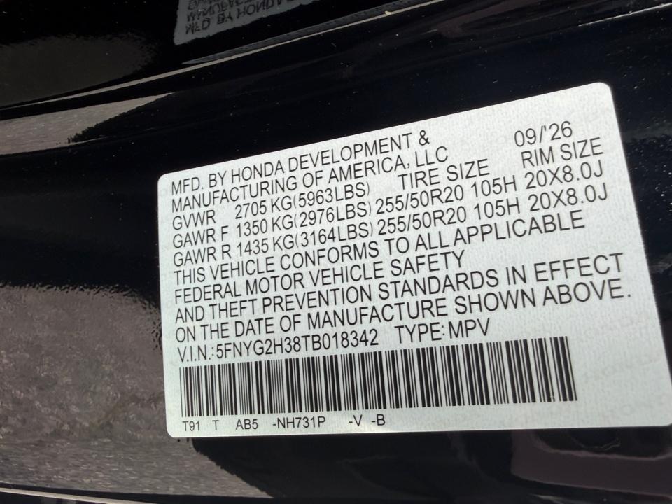 2026 Honda Pilot Sport