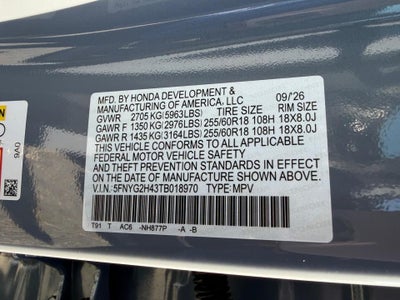 2026 Honda Pilot EX-L