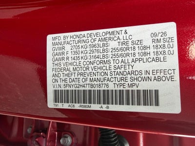 2026 Honda Pilot EX-L