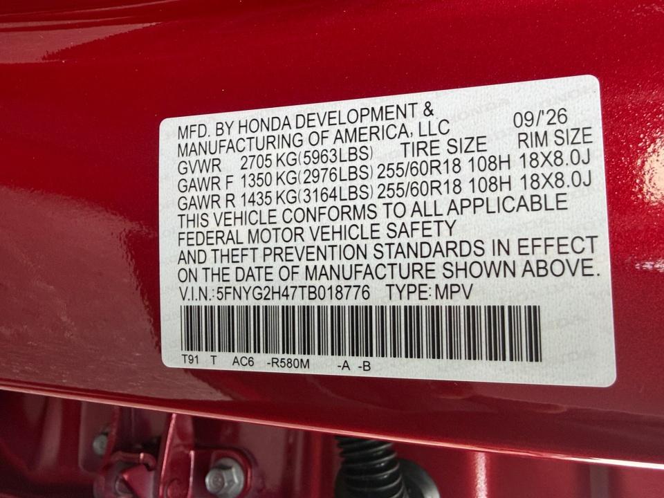 2026 Honda Pilot EX-L