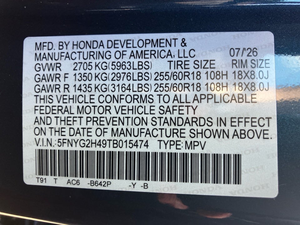 2026 Honda Pilot EX-L