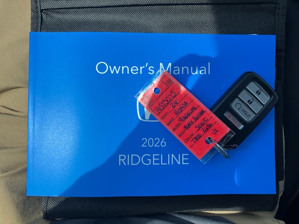 2026 Honda Ridgeline Black Edition