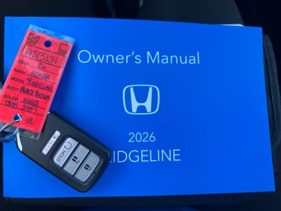 2026 Honda Ridgeline Black Edition
