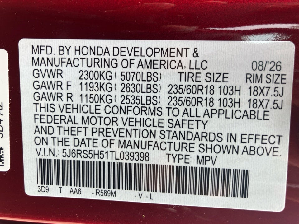 2026 Honda CR-V Hybrid Sport