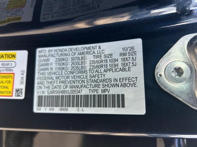 2027 Honda CR-V Hybrid Sport-L