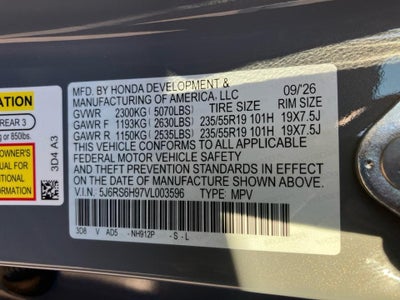 2027 Honda CR-V Hybrid Sport Touring