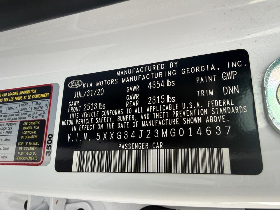 2021 Kia K5 EX