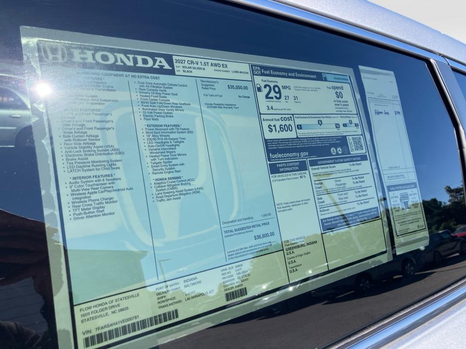 2027 Honda CR-V EX