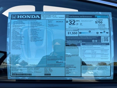 2026 Honda Accord Sedan LX