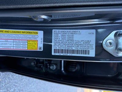 2026 Honda Accord Sedan LX