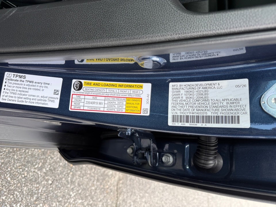 2026 Honda Accord Sedan SE