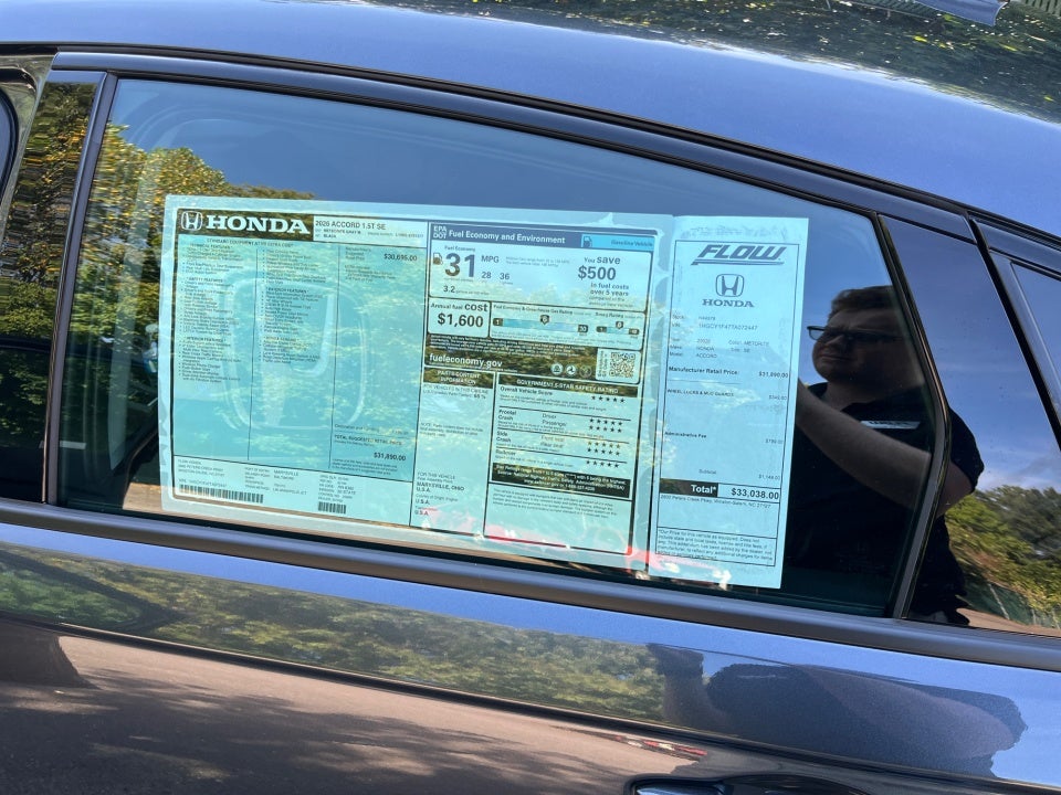 2026 Honda Accord Sedan SE