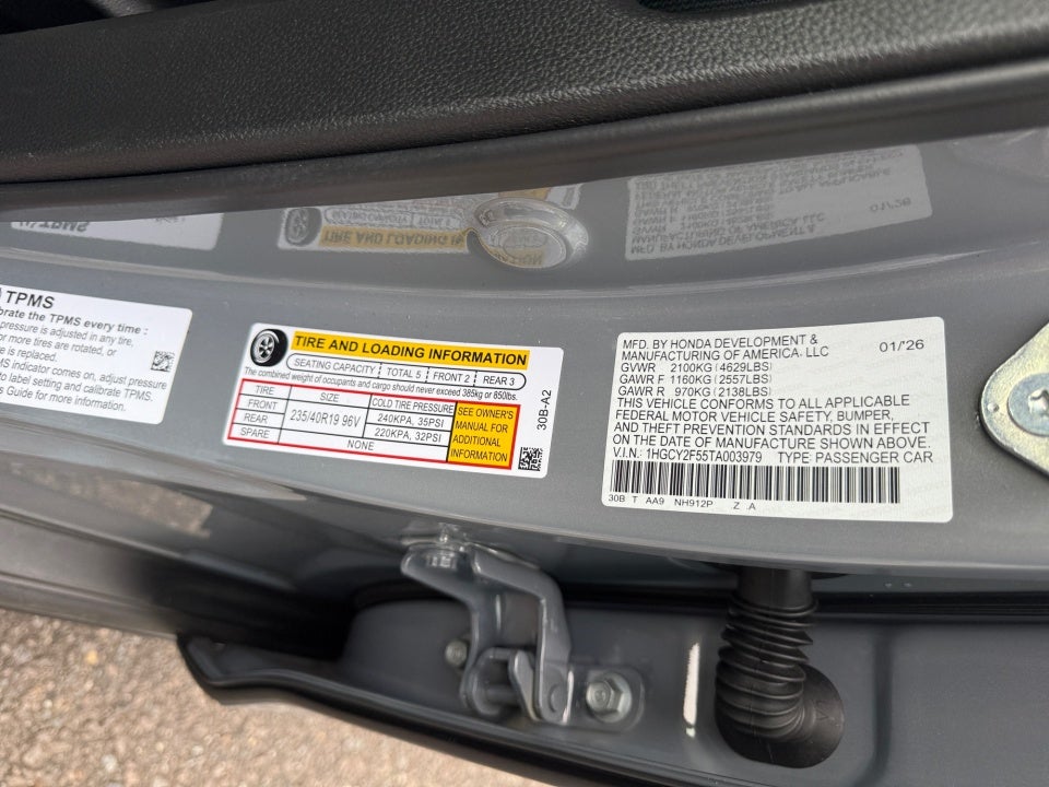 2026 Honda Accord Hybrid Sport