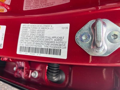 2026 Honda Accord Hybrid Sport
