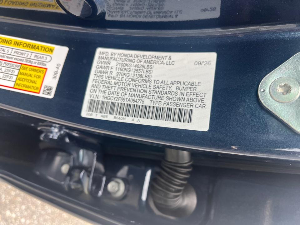 2026 Honda Accord Hybrid EX-L