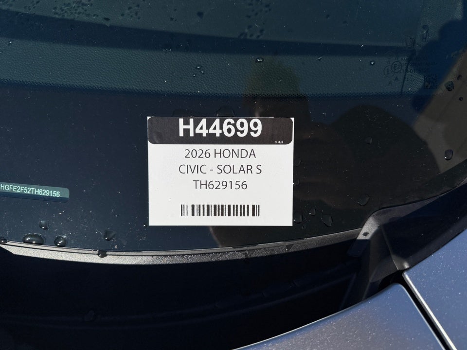2026 Honda Civic Sedan Sport