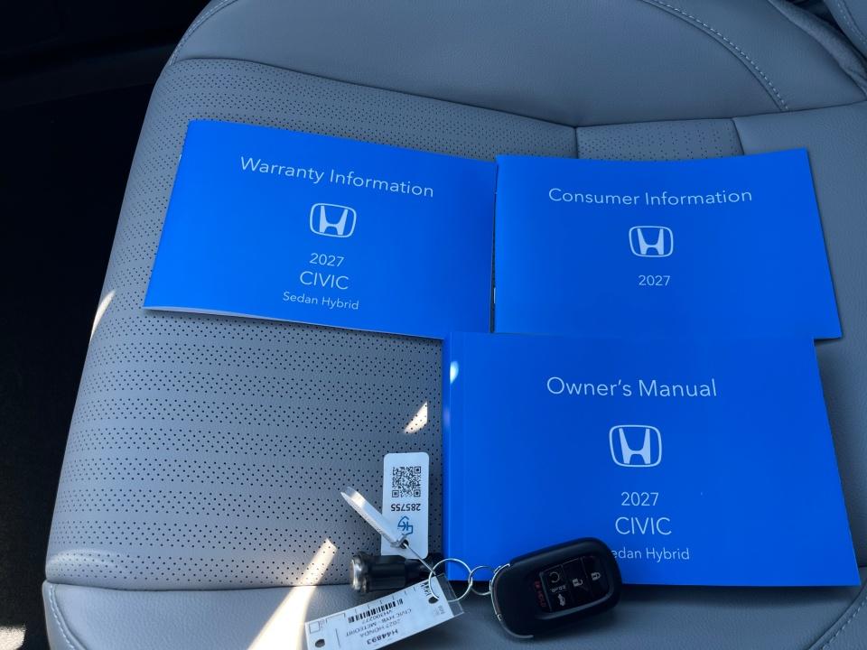 2027 Honda Civic Sedan Hybrid Sport Touring