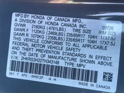 2026 Honda CR-V LX