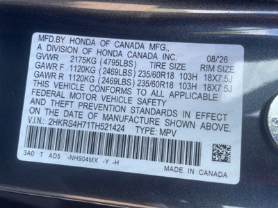 2026 Honda CR-V EX-L
