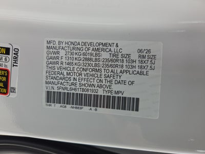 2026 Honda Odyssey EX-L