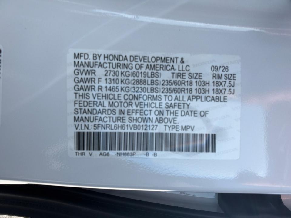2027 Honda Odyssey EX-L