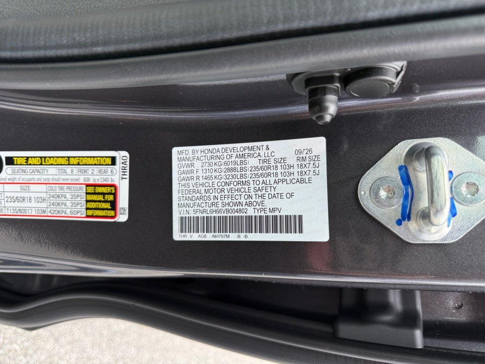 2027 Honda Odyssey EX-L