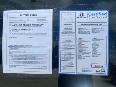 2026 Honda Odyssey EX-L