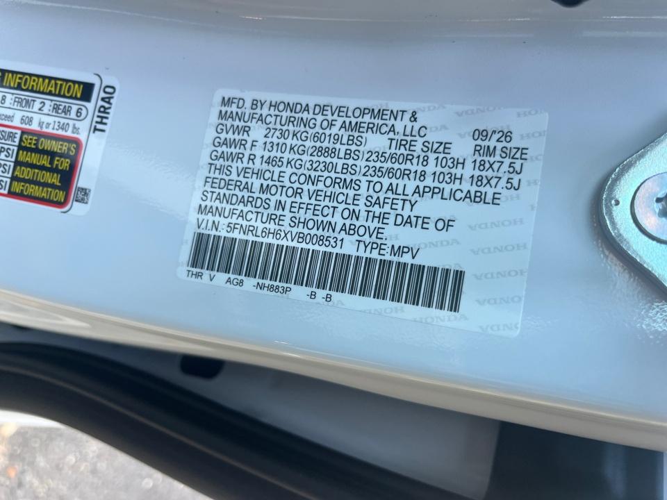 2027 Honda Odyssey EX-L