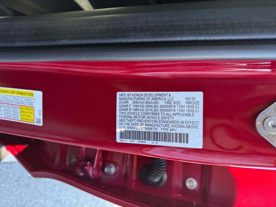 2026 Honda Passport RTL