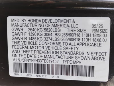 2026 Honda Passport RTL