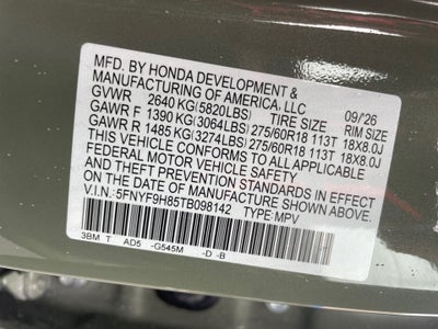 2026 Honda Passport TrailSport Elite