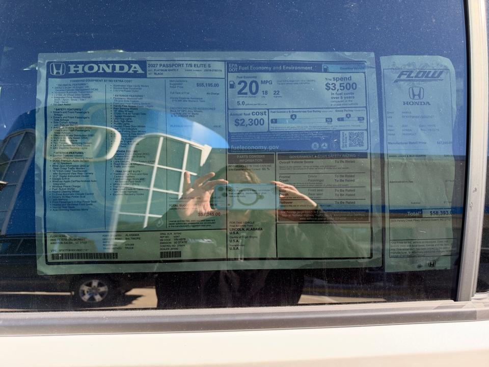 2027 Honda Passport TrailSport Elite