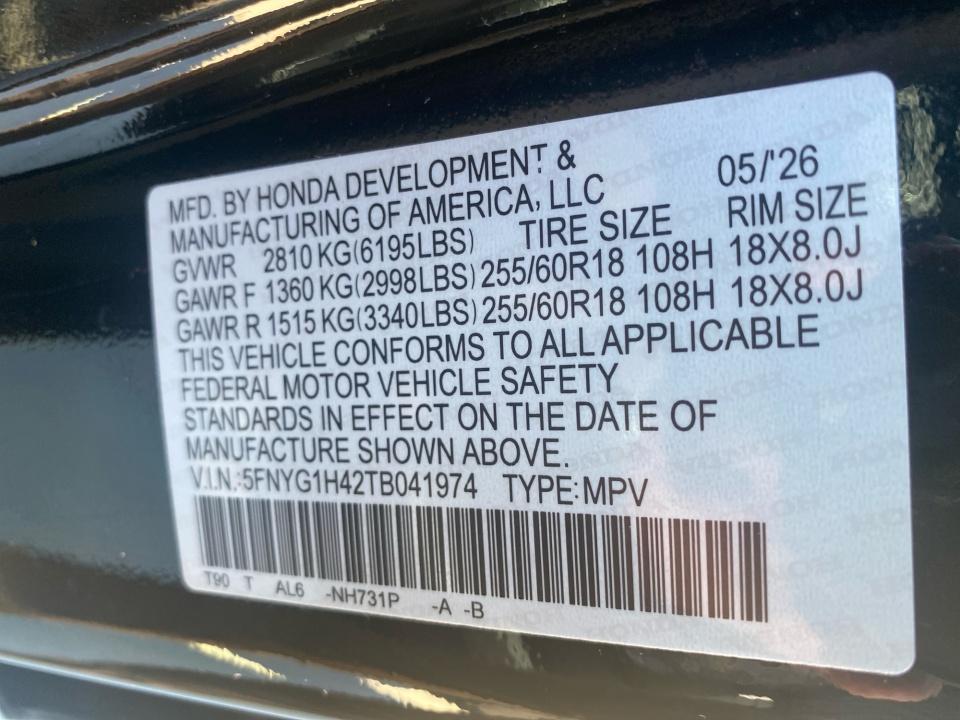 2026 Honda Pilot EX-L - Photo 35